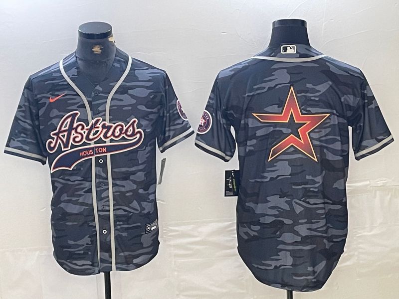 Men Houston Astros Blank Camo Jointly 2024 Nike MLB Jersey style 5